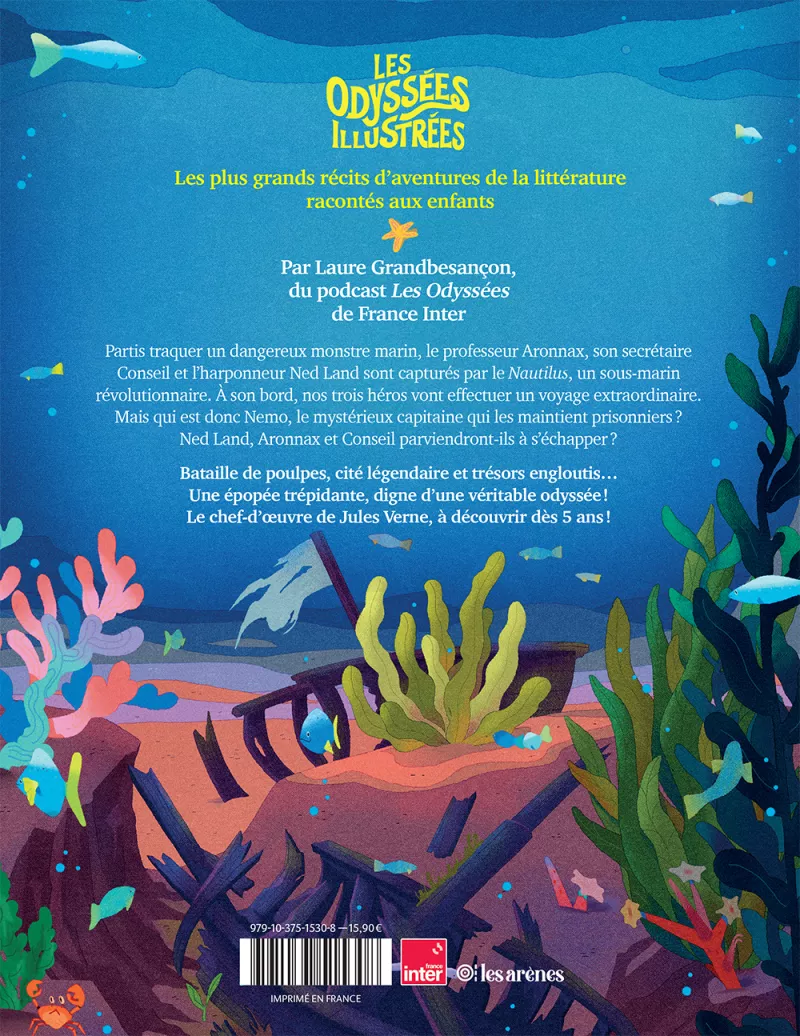 Vingt mille lieues sous les mers. Laure Grandbesançon_verso