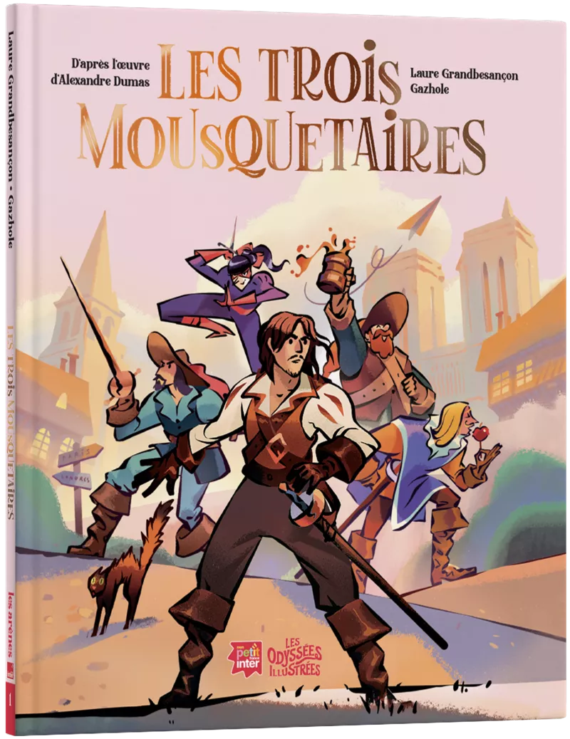 Les trois Mousquetaires. Laure Grandbesançon. Gazhole_relief