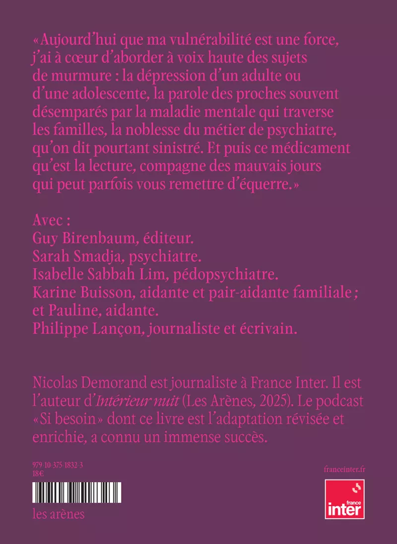 Si besoin. Nicolas Demorand_verso