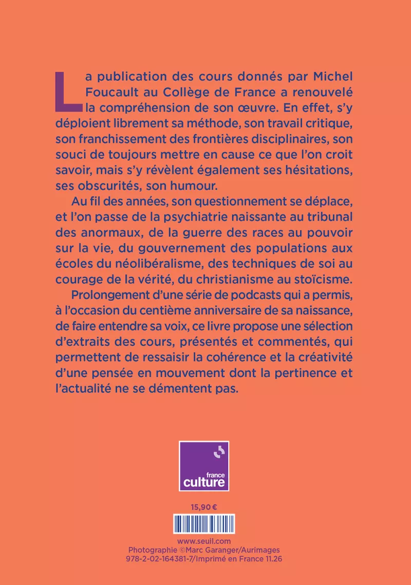 Foucault retrouvé. Didier Fassin_verso