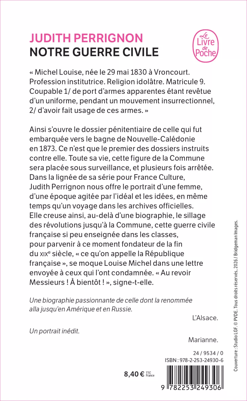 Notre Guerre Civile. JPerrignon_POCHE_verso