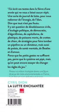 La lutte enchantée. Cyril Dion_C4 bandeau