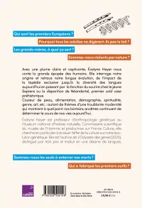 L'Odyssée des Humains. Evelyne Heyer_verso